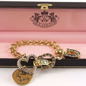 Juicy Couture "Good Luck Couture" Charm Bracelet